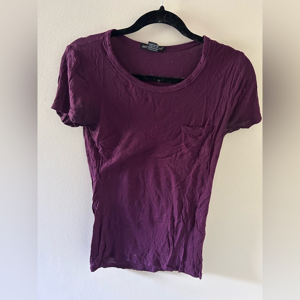 Purple Fitted Tee